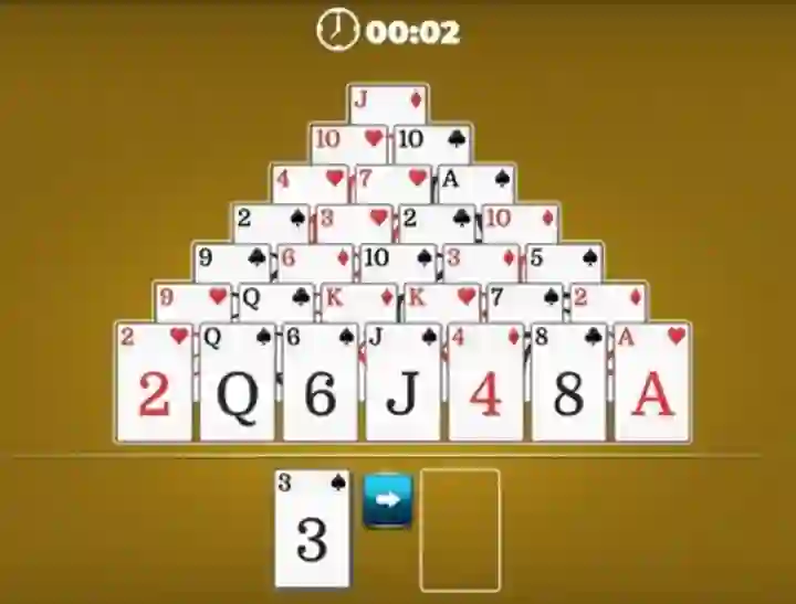 Játék Pyramid Solitaire online