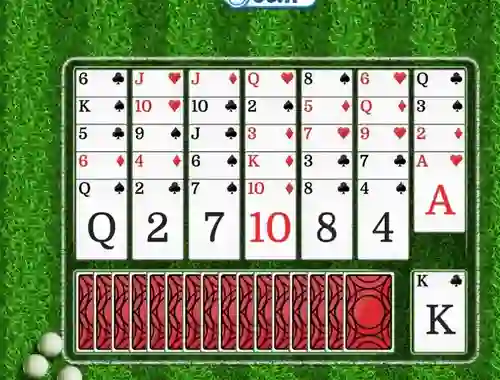 Játék Golf Solitaire online