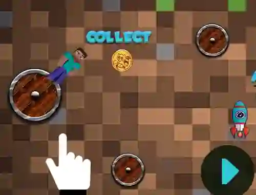 Játék Mineblock Rotate And Fly Adventure online