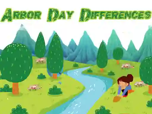 Játék Arbor Day Differences online