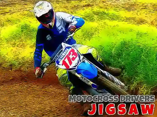 Játék Motocross Drivers Jigsaw online