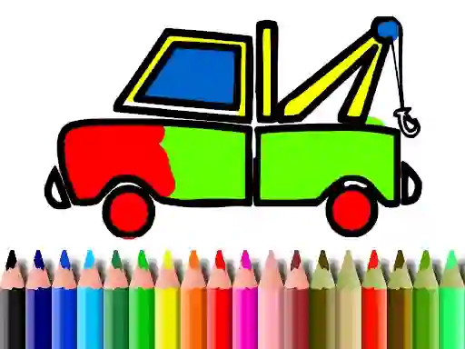 Játék Back To School: Truck Coloring online