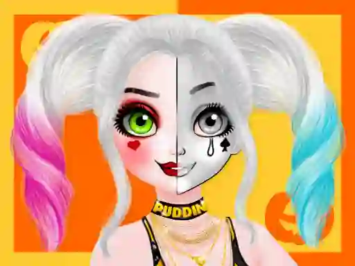 Játék Princess Halloween Makeup Halffaces Tutorial online