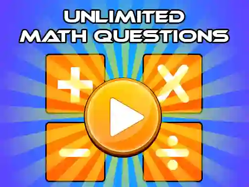 Játék Unlimited Math Questions online