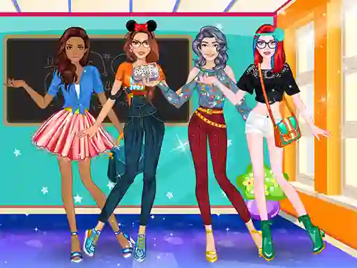 Játék High School Dress Up For Girls online