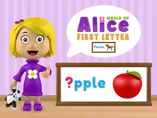 Játék World of Alice First Letter online