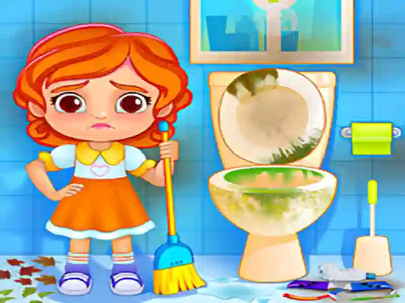 Játék Kids House Cleanup online
