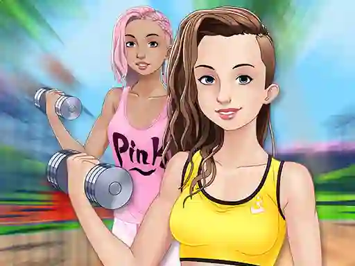 Játék Fitness Girls Dress Up online