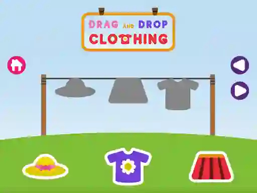 Játék Drag and Drop Clothing online