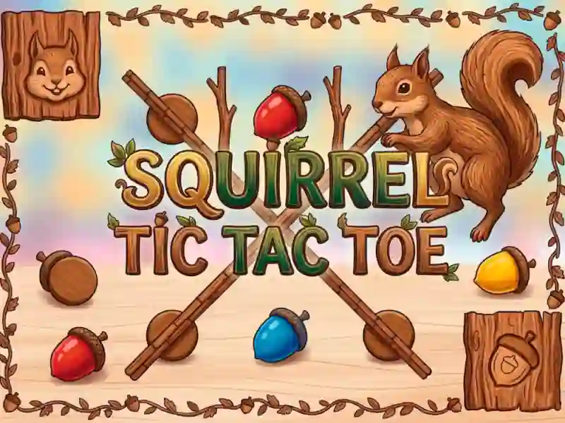 Játék Squirrel Tic Tac Toe online