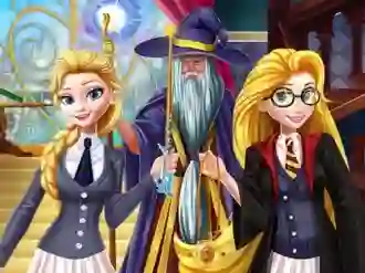 Játék Princesses at School of Magic online
