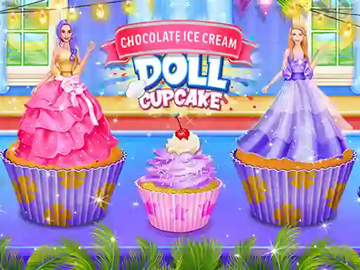 Játék Ice Cream Doll Cake Maker online