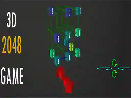 Játék 2048 - 3D online