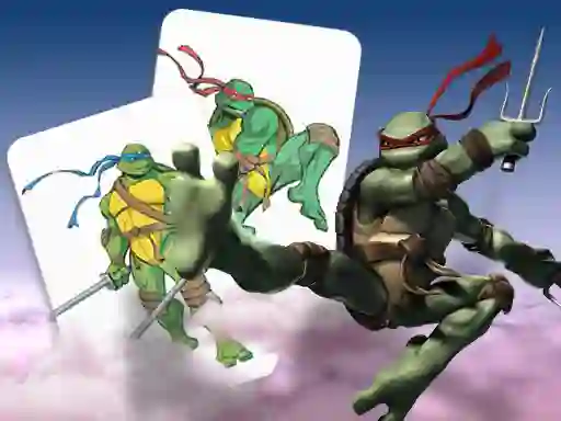 Játék Ninja Turtles Memory card Match online