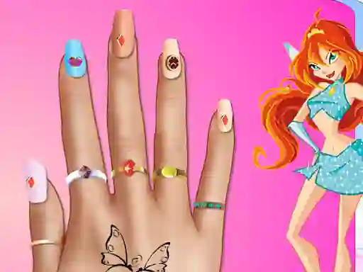 Játék Winx Nail Makeover online