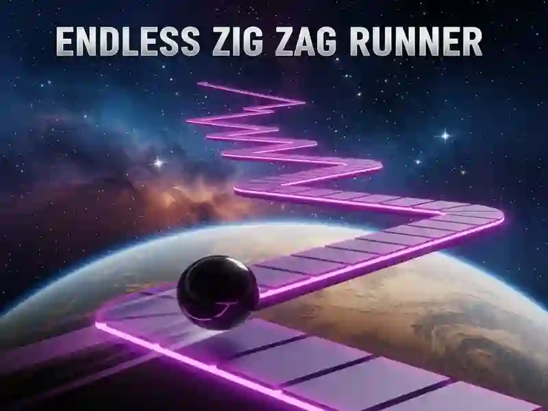 Játék Endless Zig Zag Runner online