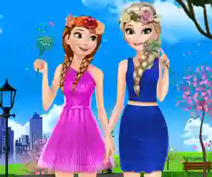 Játék Sisters Spring Day online
