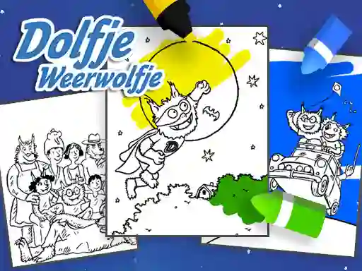 Játék Coloring Alfie The Werewolf online
