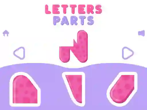 Játék Letters Parts online