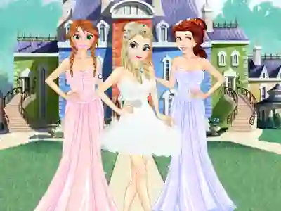 Játék Girls Ball Dress up online