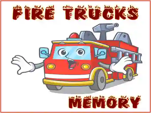 Játék Fire Trucks Memory online