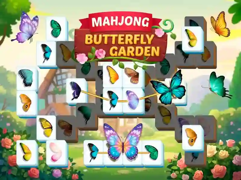 Játék Mahjong Butterfly Garden online