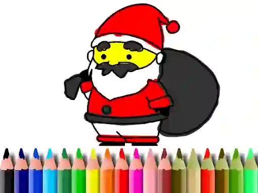 Játék Back To School: Santa Claus Coloring online