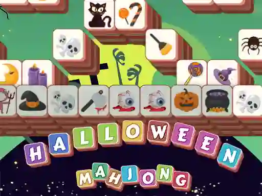 Játék Halloween Mahjong Tiles online