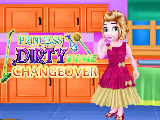 Játék Princess Dirty Home Changeover online