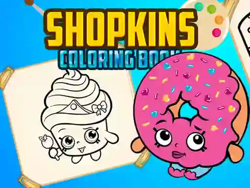 Játék Shopkins Coloring Book online