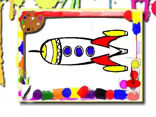 Játék Rockets Coloring Book online