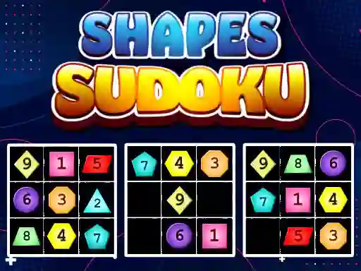 Játék Shapes Sudoku online