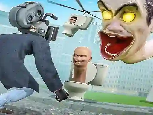 Játék Skibidi Toilet TopDown Survival online