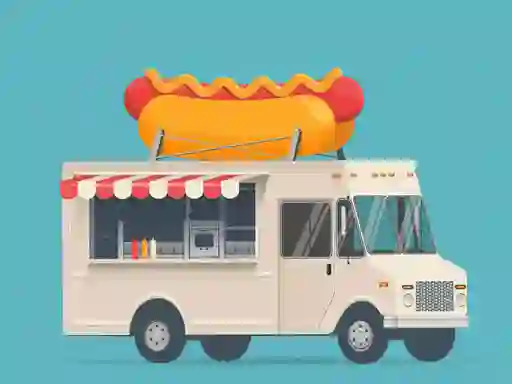 Játék Food Trucks Jigsaw online
