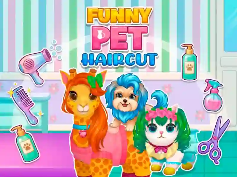 Játék Funny Pet Haircut online