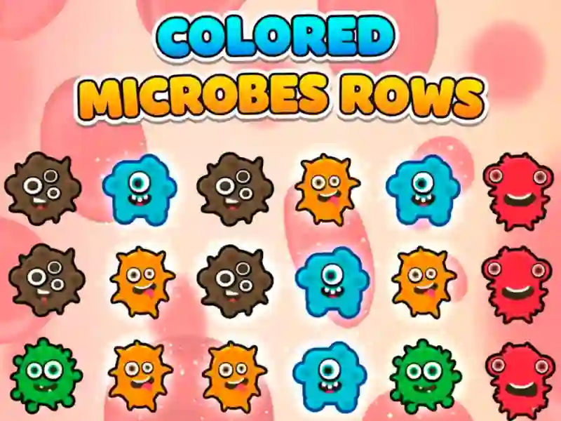 Játék Colored Microbes Rows online