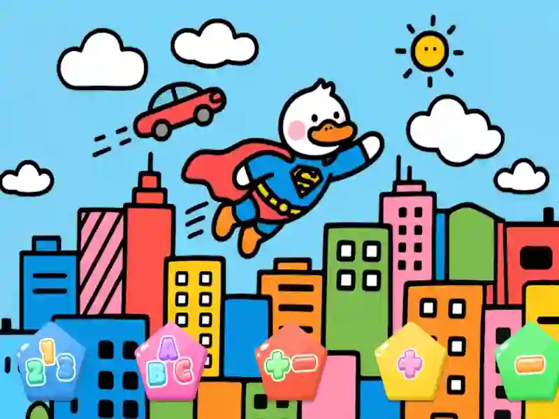 Játék Color By Code Super Duck online