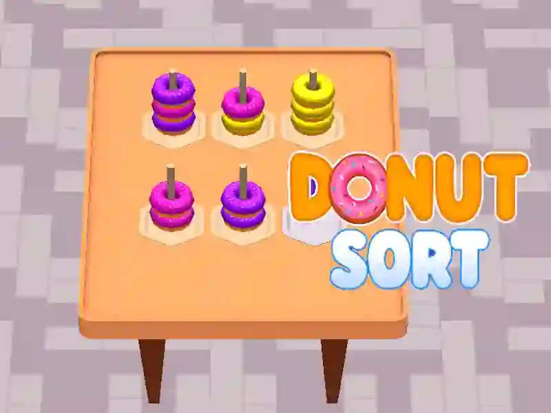 Játék Donut Sort online