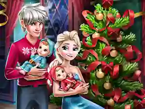 Játék Elsa Family Christmas online