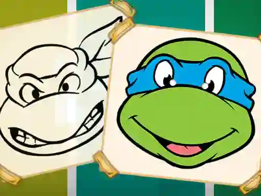 Játék Ninja Turtles Coloring Book online