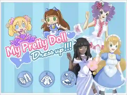Játék My pretty doll : Dress up online