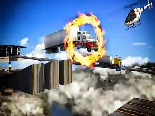 Játék Impossible Truck Driving Stunt Track Parking online
