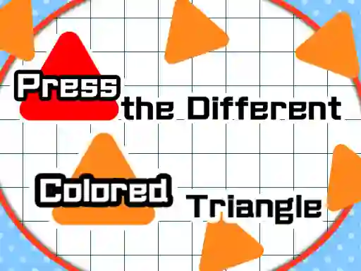 Játék Press The Different Colored Triangle online
