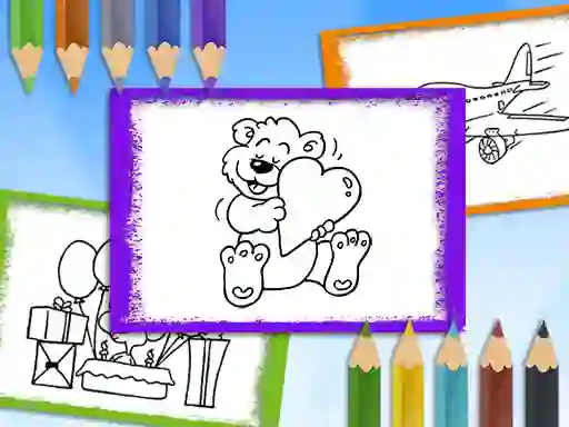Játék Cartoon Coloring Book online