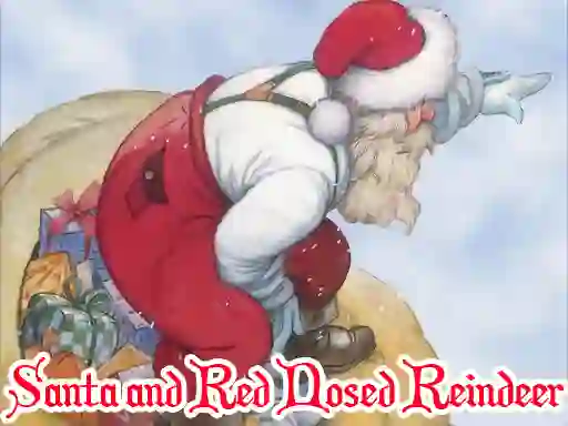 Játék Santa and Red Nosed Reindeer online