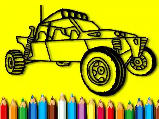 Játék Back To School: Rally Car Coloring Book online
