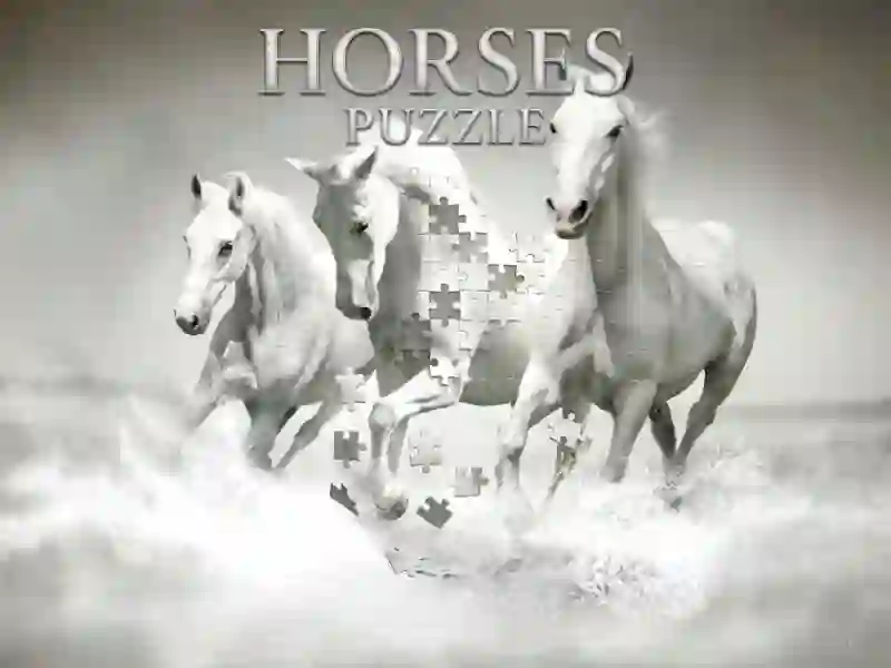 Játék Horses Puzzle online