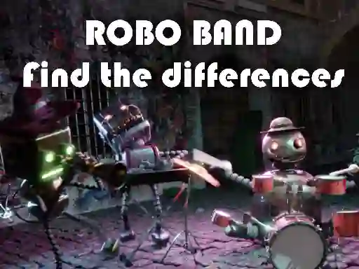 Játék Robot Band - Find the Differences online