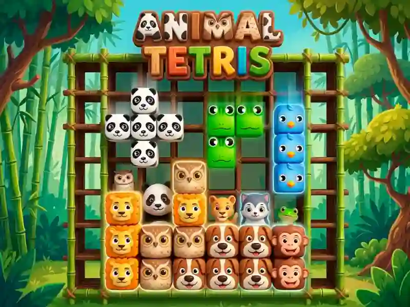 Játék Animal Tetris online