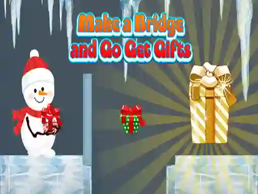 Játék Make a Bridge and Go Get Gifts online